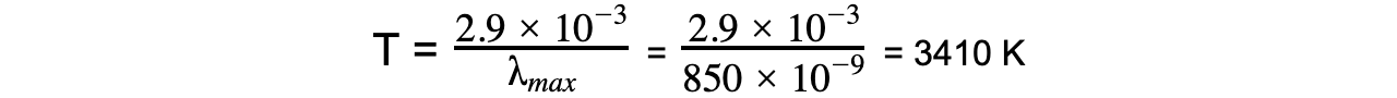 Estimating the Radius of Stars Worked Example equation 1