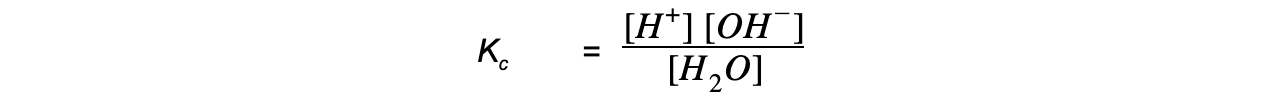 The pH Scale equation