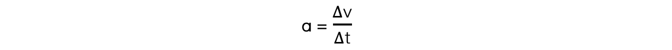 Acceleration Equation