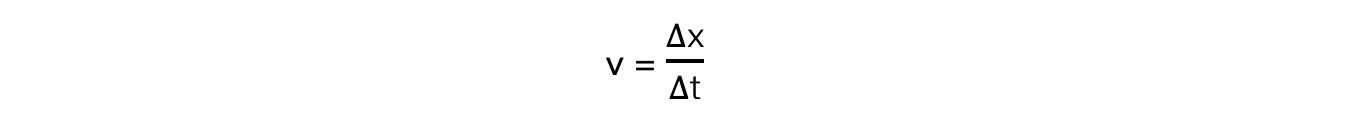 Velocity Equation