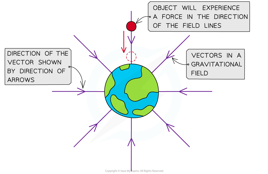 Direction of a Force Field, downloadable AS & A Level Physics revision notes