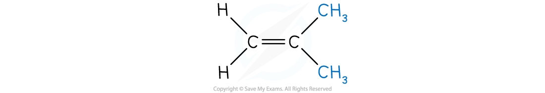 2-methylpropene, downloadable IB Chemistry revision notes